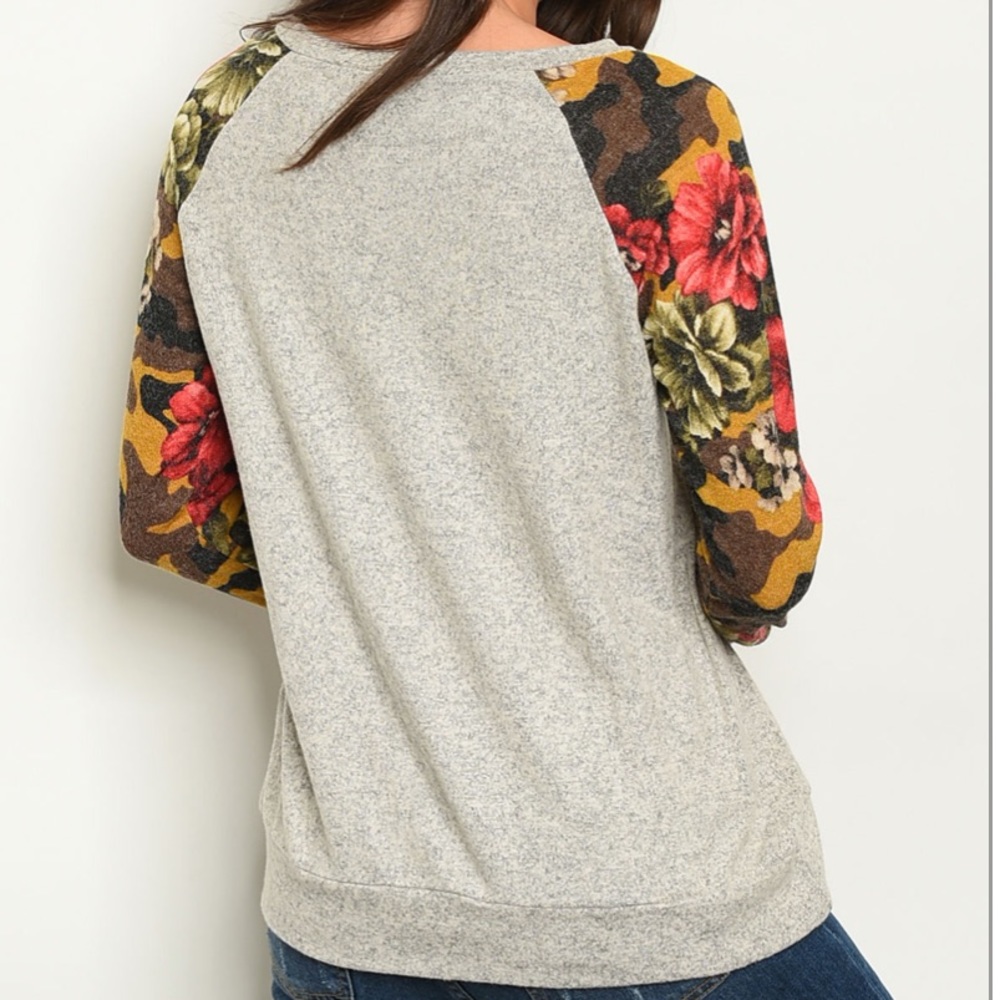 Long Sleeve Sequin Antler Pullover/Top - Picture 8 of 8